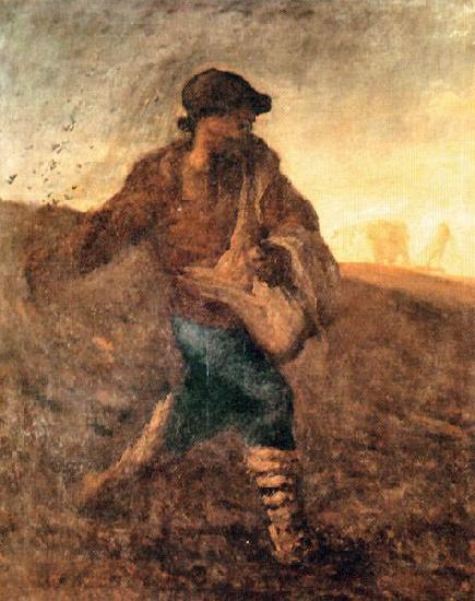 Jean-Franc Millet The sower Sweden oil painting art